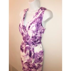Banana Republic Lavender Pencil Dress Sz 8 P